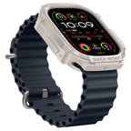 Dėklas Spigen Rugged Armor Apple Watch Ultra 1 / 2 / 3 (49 mm), smėlio spalvos -- Apple Watch Ultra (49 mm), Apple Watch...