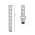 Dirželis Tech-Protect Silicone Line Apple Watch 8 / 9 / 10 / 11 / 12 / SE / Ultra (44 / 45 / 46 / 49 mm), pilkas -- Apple...