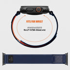 Dirželis Tech-Protect Nylon Elite Apple Watch 8 / 9 / 10 / 11 / 12 / SE / Ultra (44 / 45 / 46 / 49 mm), tamsiai...