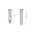 Dirželis Tech-Protect Silicone Apple Watch 8 / 9 / 10 / 11 / 12 / SE (40 / 41 / 42 mm), pilkas -- Apple Watch 8 (41 mm),...