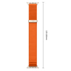 Dirželis Tech-Protect NylonLoop Apple Watch 8 / 9 / 10 / 11 / 12 / SE / Ultra (44 / 45 / 46 / 49 mm), oranžinis -- Apple...