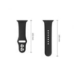 Dirželis Tech-Protect Silicone Apple Watch 8 / 9 / 10 / 11 / 12 / SE / Ultra (44 / 45 / 46 / 49 mm), juodas -- Apple...