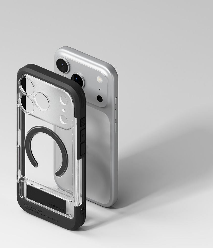 Dėklas Ringke UX Magnetic iPhone 17 Pro / 18 Pro, skaidrus -- iPhone 17 Pro, iPhone 18 Pro