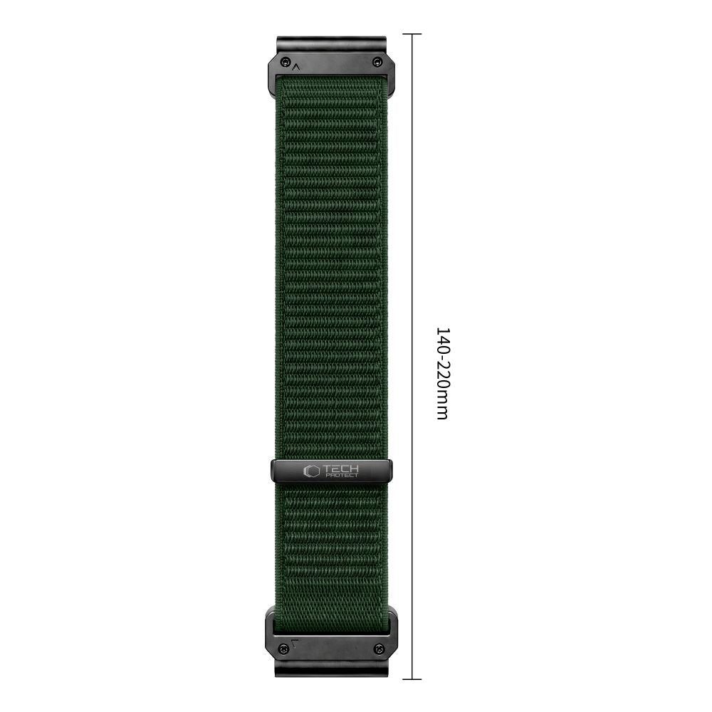 Dirželis Tech-Protect NylonLoop Garmin Fenix 5X / 5X Plus / 6X / 6X Pro / 7X / 8 / 8 Pro / 9 / 9 Pro (51 mm), Military...